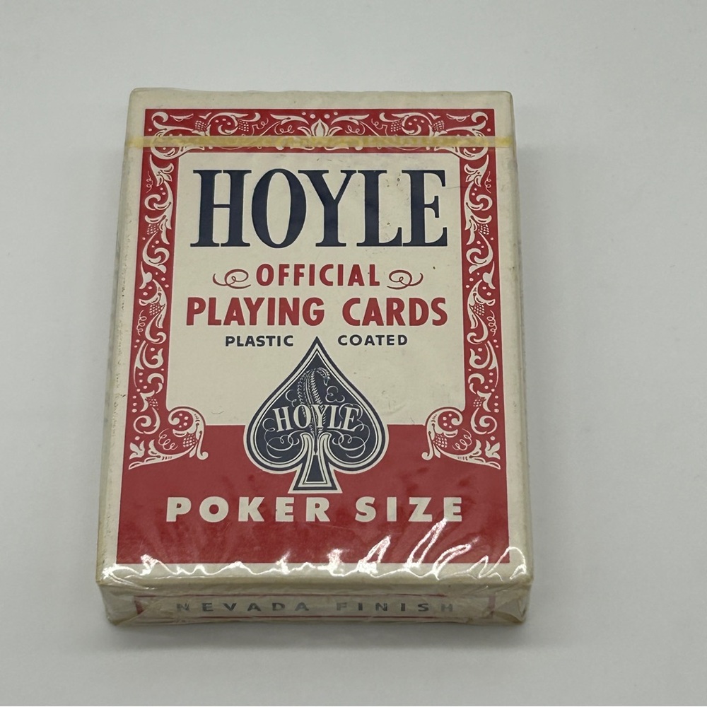 NEW  Vintage Hoyle Official Playing Cards POKER SIZE Red Sealed